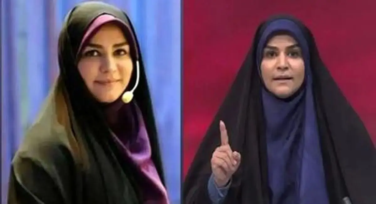 عکس خبرنگار آمریکایی در آغوش سحر امامی مجری شیرزن صدا و سیما