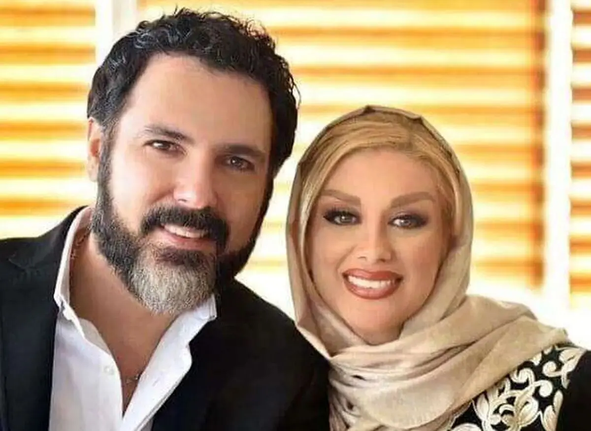 سلفی کوروش تهامی و همسرش