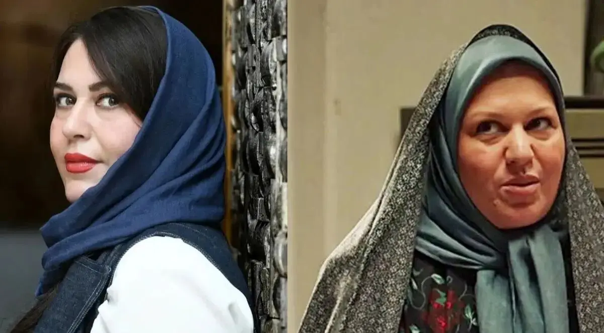 عکس گیتی قاسمی هنگام غروب آفتاب