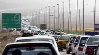 ترافیک سنگین در محور دماوند و فیروزکوه