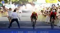 درگیری شدید با معترض طرفدار فلسطین در تور دو فرانس