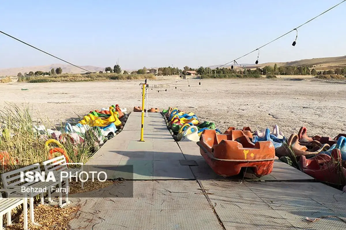 خشکسالی به جان سراب نیلوفر افتاد