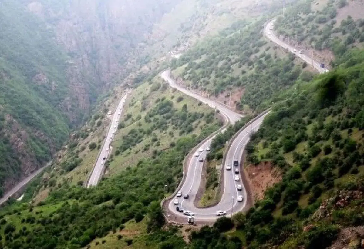 جاده هراز مسدود شد