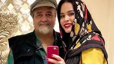 ملیکا شریفی نیا عکسی زیرخاکی دوران کودکی خود در آغوش محمدرضا شریفی نیا در روز تولدش منتشر کرد + عکس