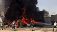 دود سیاه آسمان کرمانشاه را پوشاند!