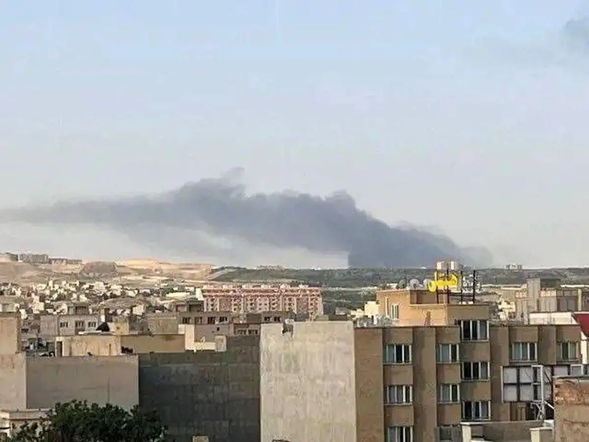 دود غلیظ سیاه در آسمان تهران؛ منشا دود و محل حادثه