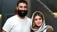 عاشقانه شیدا خلیق و کیوان ساکت‌اف کنار دریا