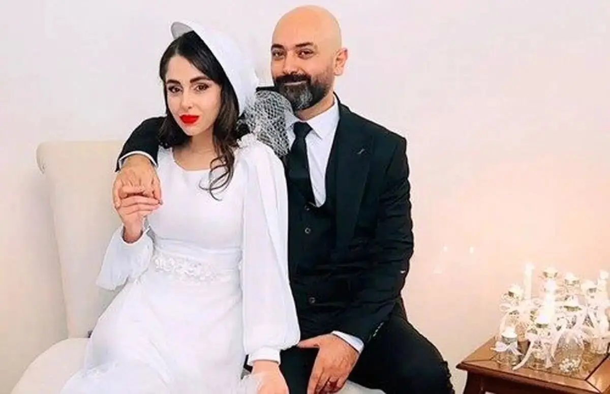 مهدی کوشکی و همسرش محیا مهدی زاده