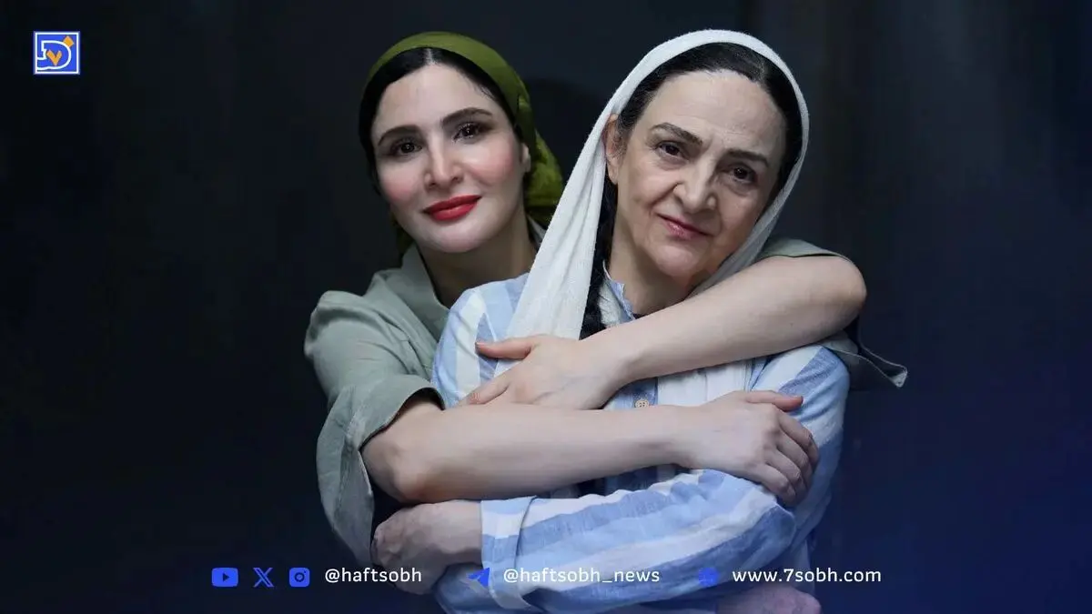 جذابیت گلاب آدینه و نورا  هاشمی در پشت صحنه + عکس