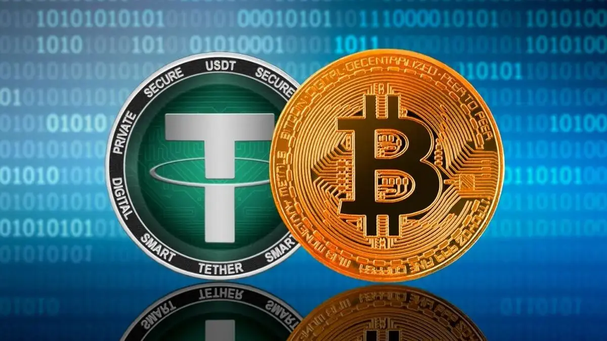 ریزش بیت‌کوین و جهش تتر