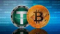 ریزش بیت‌کوین و جهش تتر