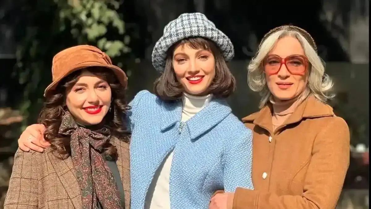 نازنین بیاتی در پشت صحنه تاسیان