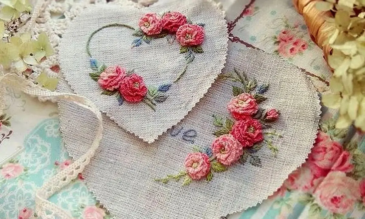 هنر گلدوزی روی تور برای علاقه‌مندان به هنر