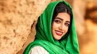 سرنا امینی با گریم اصغر