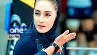 مادر خوشگل و تبریزی آیتک سلامت، کاپیتان چشم‌رنگی تیم ملی والیبال/کپی برابر اصل