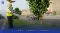 آبیاری بوستان‌ها و فضای سبز شهری