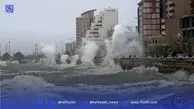 وزش باد شدید در سواحل خزر و عمان