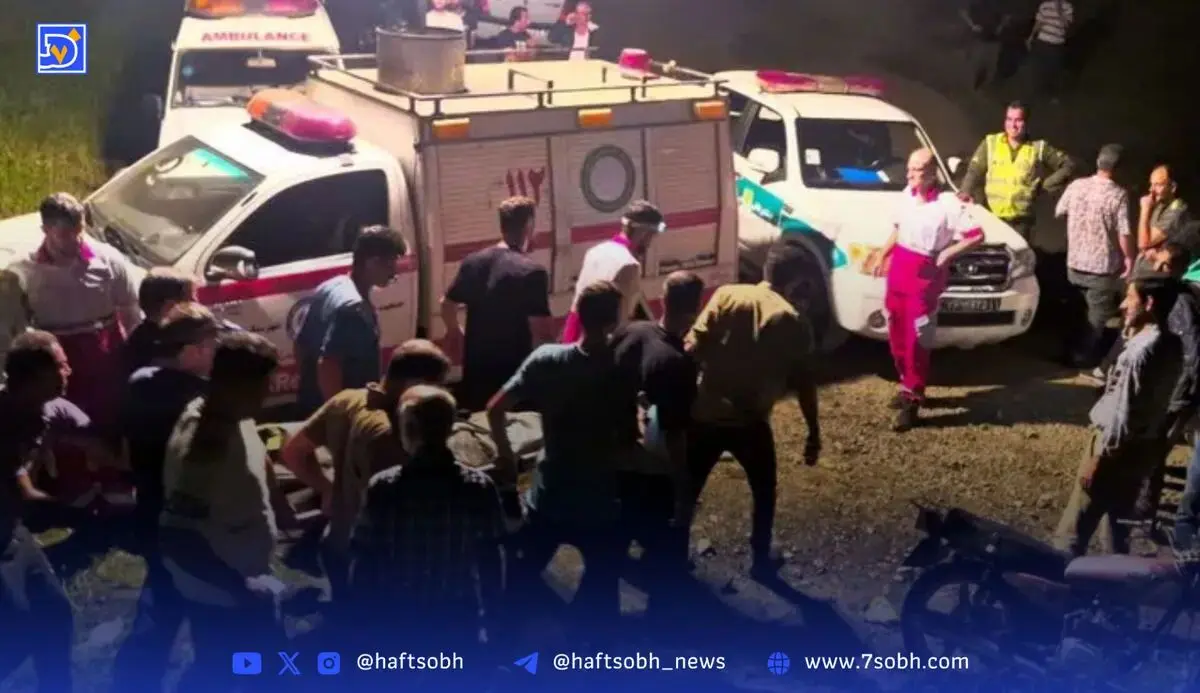 سقوط دلخراش خودرو در جاده جواهردشت چابکسر جان دو نفر را گرفت