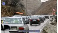 ترافیک سنگین در محورهای هراز و فیروزکوه