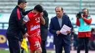 خدابنده لو غایب بازی پرسپولیس و فولاد