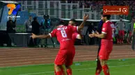 گل دوم پرسپولیس به استقلال خوزستان توسط حسین کنعانی