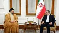 دیدار رهبر جریان حکمت ملی عراق با وزیر امور خارجه