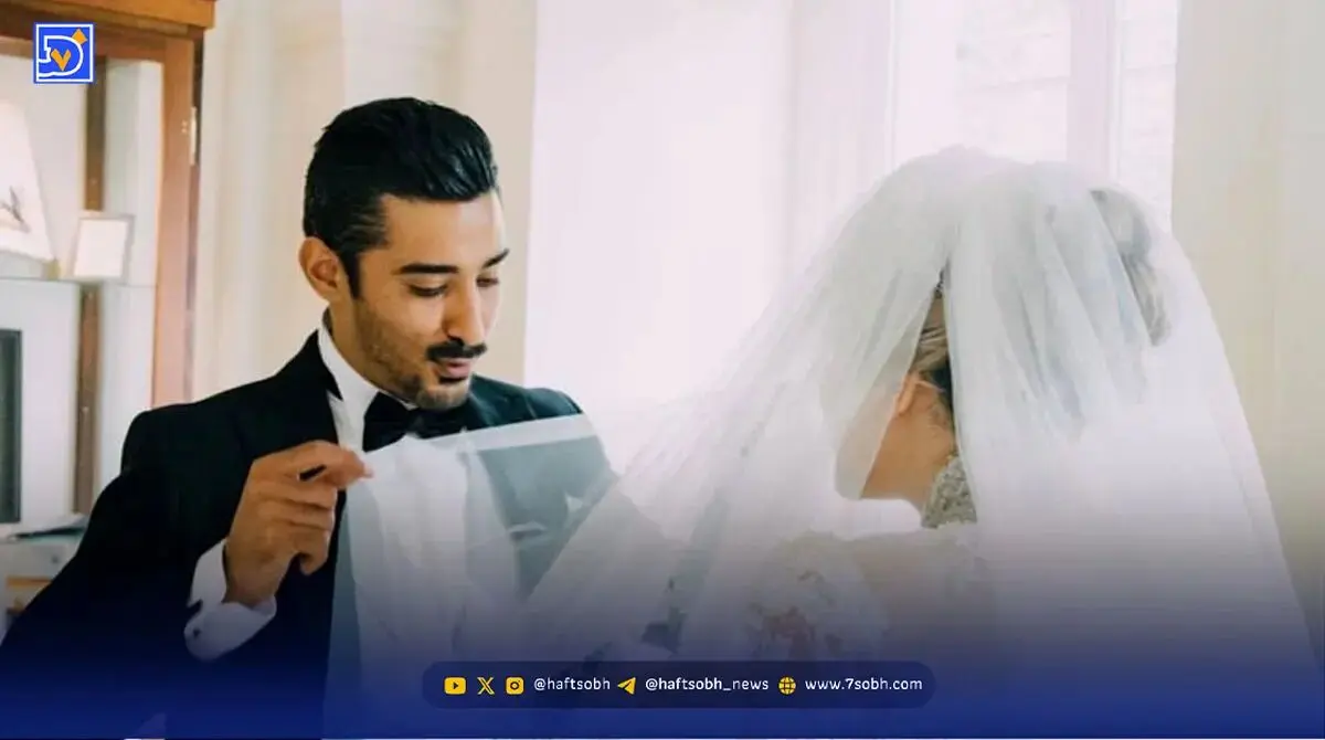 عروسی رضا قوچان نژاد با سروین بیات