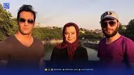 سفر در زمان با تصویری قدیمی از مهراوه شریفی‌نیا و پوریا پورسرخ در پشت صحنه سریال کیمیا
