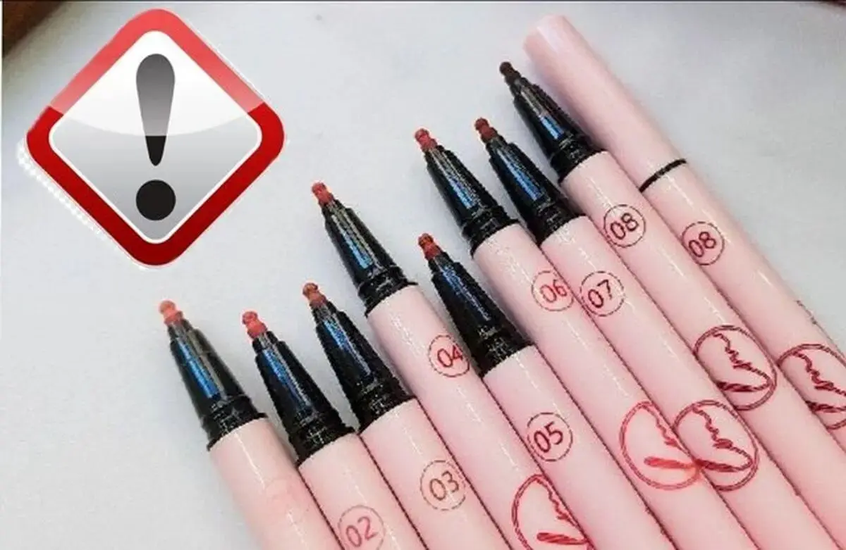 انتشار اسامی محصولات آرایشی غیرمجاز لب