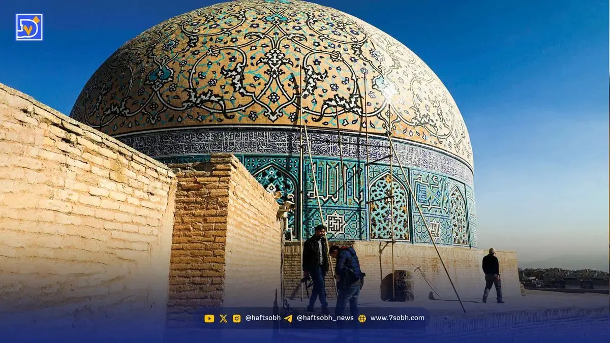 مرمت‌‌ مسجد شیخ لطف‌الله