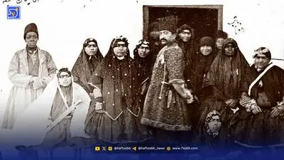 سفر در زمان | ژست خاص جوجوق، یکی از زنان جوان ناصرالدین‌شاه