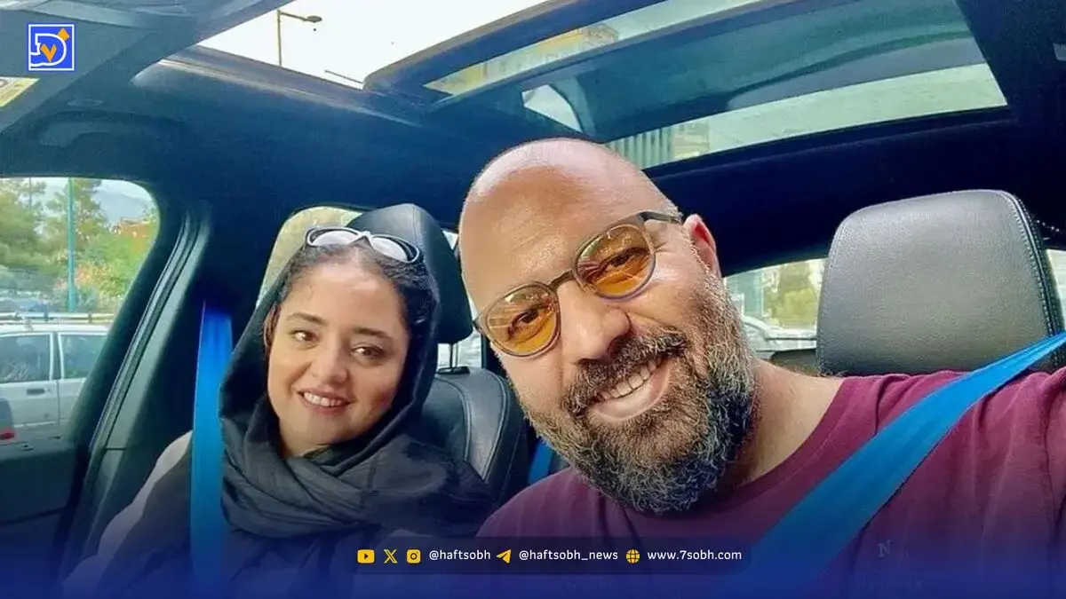 دیدار علی اوجی و نرگس محمدی با اسطوره فوتبال دنیا