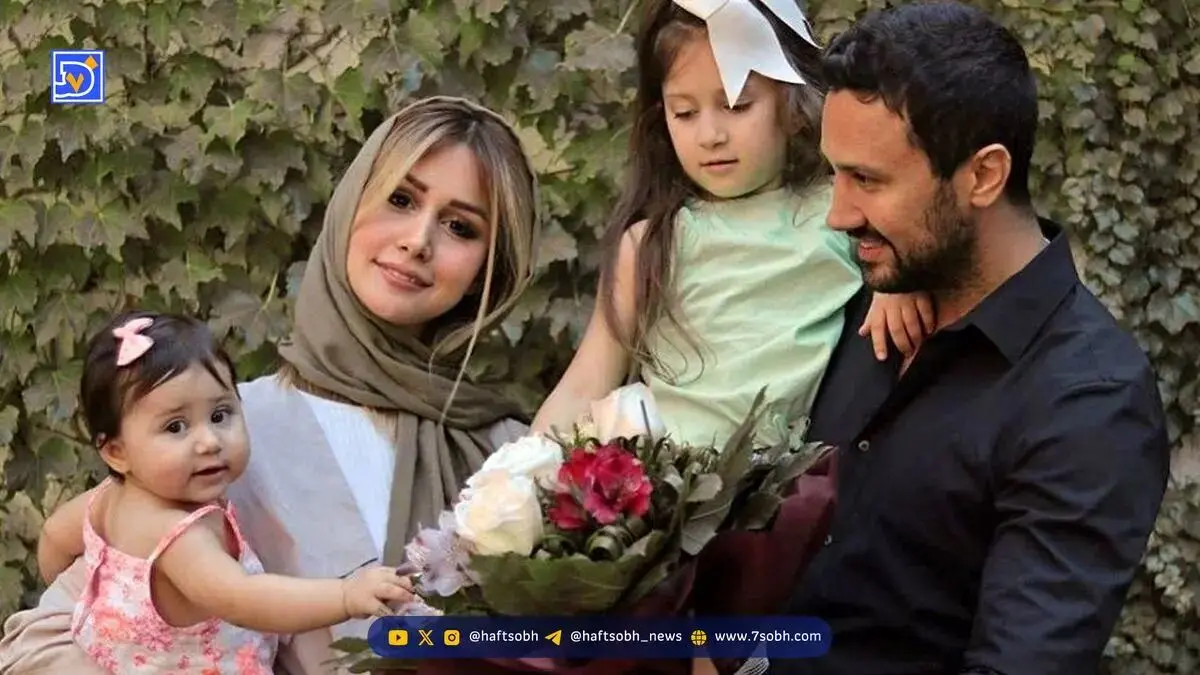 عکس؛ همسر شاهرخ استخری با انتشار عکس خانوادگی: «نذاریم حسرت شه»