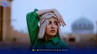 تیپ و استایل جدید ریحانه رضی بازیگر نقش حوری تاسیان با موهای بلوند