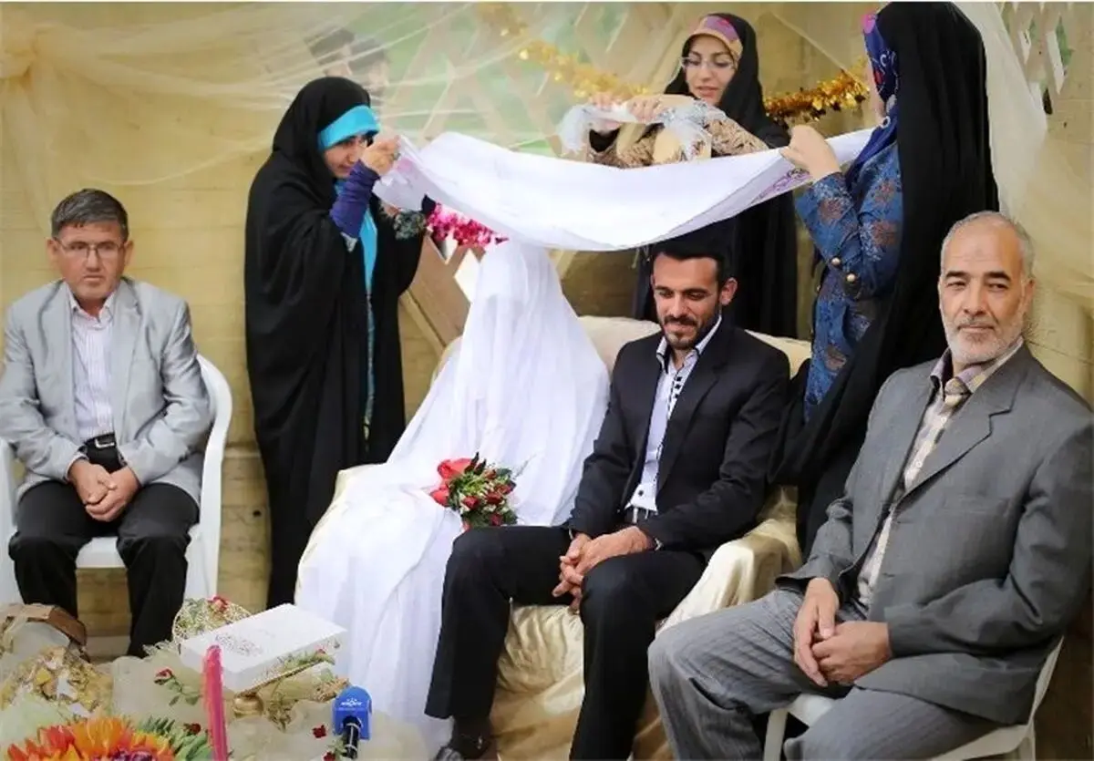 آلبوم عروسی زوج جوان در گلزار شهدای گمنام گرگان