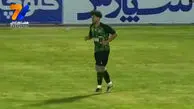 گل دوم خیبر خرم آباد به تراکتور توسط عیسی مرادی