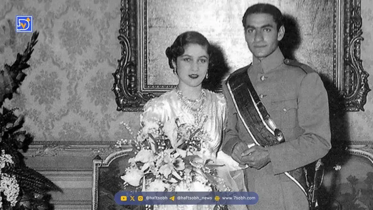 سفر در زمان| کارت عروسی لوکس محمدرضا پهلوی و فوزیه