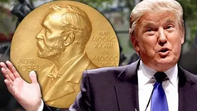 بالاخره ترامپ هم جایزه صلح نوبل گرفت