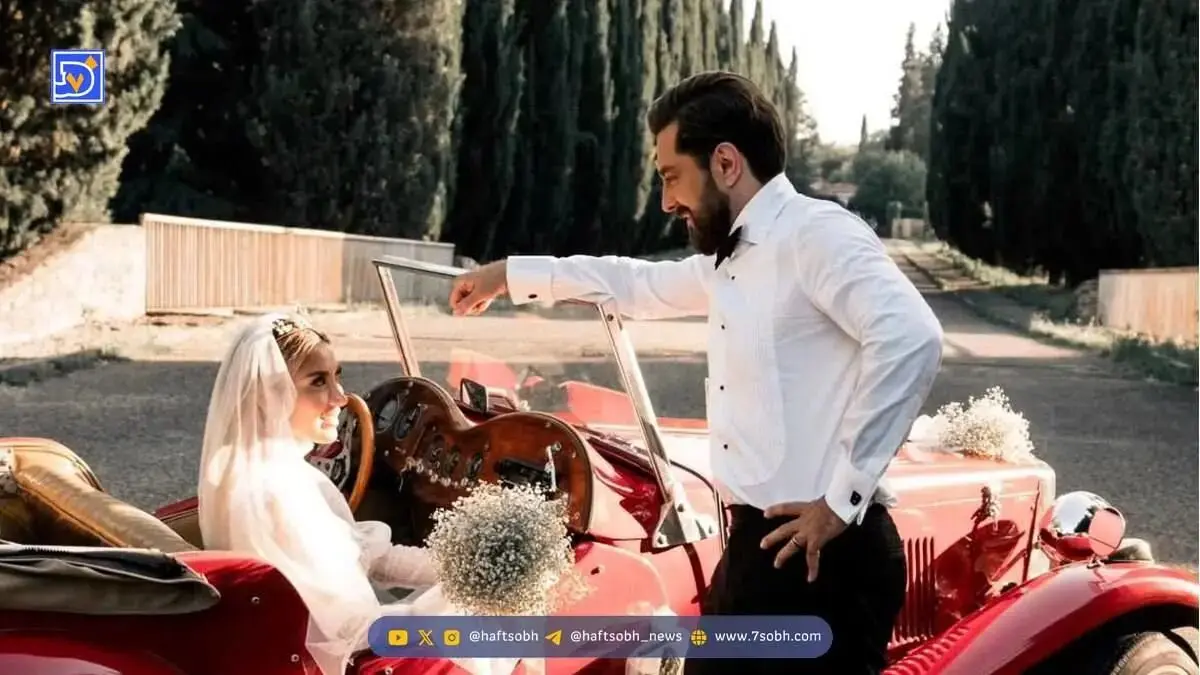 چیدمان شیک و لاکچری خانه مشترک بهرام رادان و مینا مختاری / میز سنگ مرمر، گلدون اشرافی و ویو ابدی به کل تهران