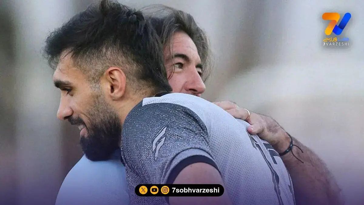استقلال عکس آشتی کنان عارف آقاسی و ساپینتو را سانسور کرد!