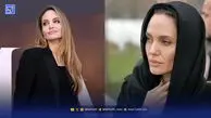 زیبایی خیره کننده آنجلینا جولی با پوشش متفاوت در فستیوال رم + عکس