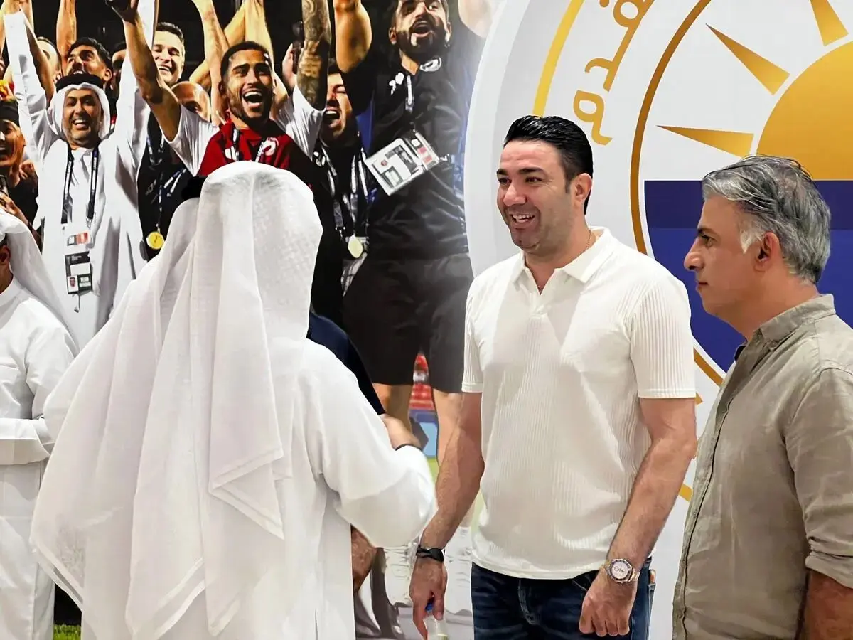 جواد نکونام شاهد بزرگ بزرگ تراکتور در امارات!