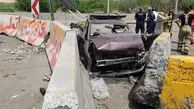 برخورد پژو ۴۰۵ با تیر چراغ برق در خرم‌آباد ۲ کشته برجای گذاشت