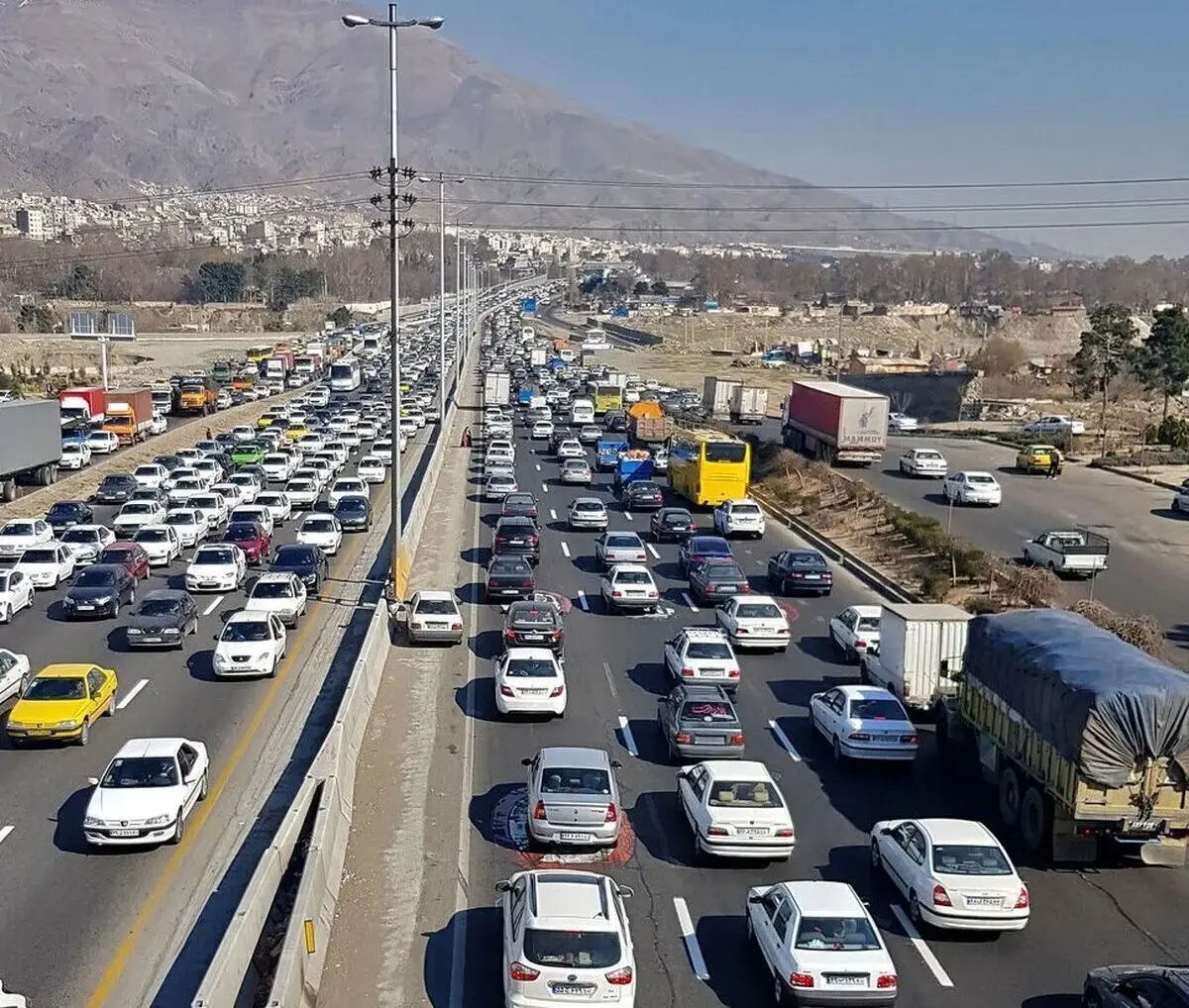 تردد در آزادراه کرج – قزوین ممنوع می‌شود