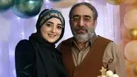ژست عاشقانه زوج مشهور تلویزیون در یک قاب