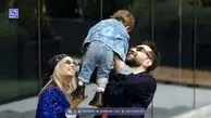 آلبوم تولد پسر بهرام رادان و مینا مختاری