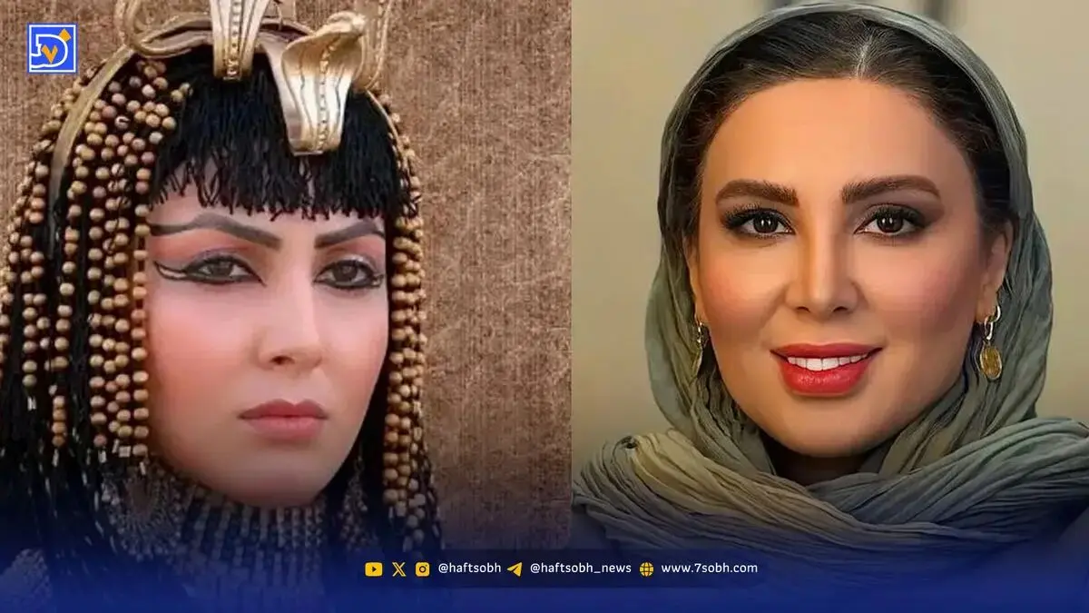 تیپ و استایل متفاوت بانو نفرتیتی سریال یوسف پیامبر در اکران یک فیلم