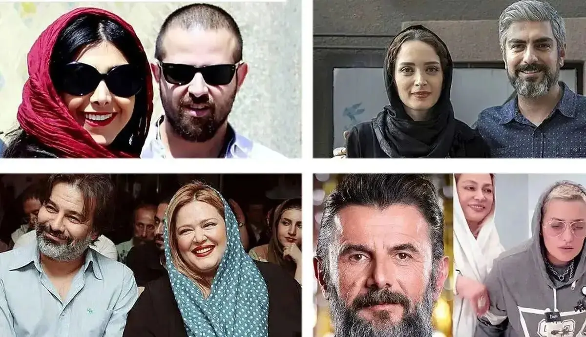 تصاویر زوج های جذاب سینمای ایران که از داشتن فرزند صرف نظر کرده‌اند