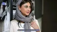 استایل چرم و مشکی آزاده صمدی در اکران «بچه مردم» + عکس