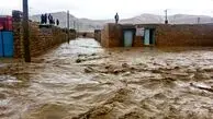فوری/ سیلاب به منازل ۴۰ خانوار روستای شهرک هزارانی آبدانان خسارت زد